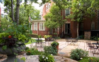 The Starkey Mansion Backyard Area